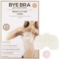 ByeBra® Brysttape med brystvorteskjulere af satin - Skål: F, G, H
