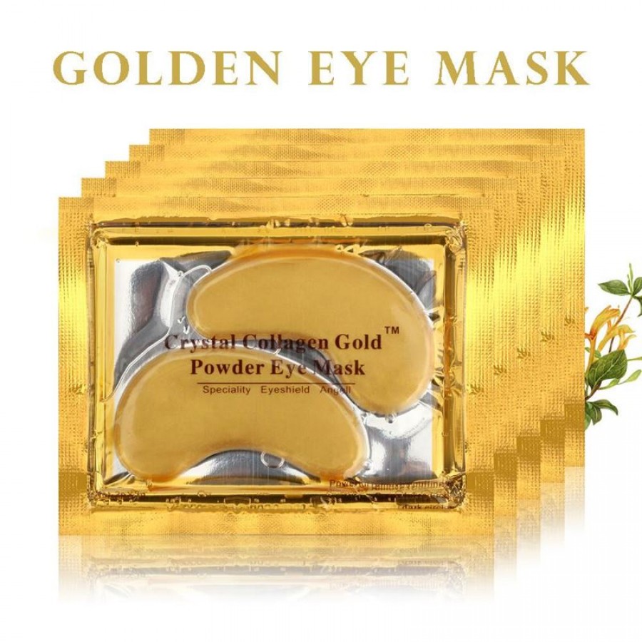 Prisnedsættelse anspændt falskhed Tilbud på Collagen Gold anti aging øjenmaske - Køb online her