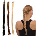 Flettet hestehale extension (braided ponytail) 75 cm
