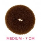 Hair Donut - Brun - 7 cm