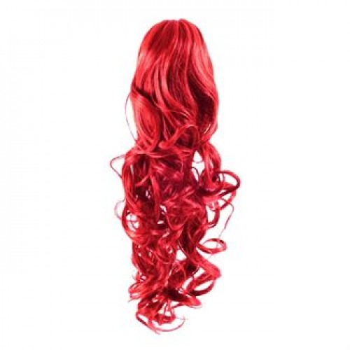 Hestehale Extensions - Curly Total red