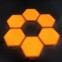 Hexagon LED vægbelysning - 6 Honeycomb lyspaneler + fjernbetjening