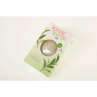  Konjac Dry Sponge Half Ball Green Tea ( til ansigt )