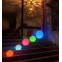 LED Kuglelampe til haven / Garden Orb Multicolor Light med fjernbetjening, 15 cm