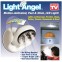 LED Sensorlampe hvid (rund) m/bevægelsessensor - Light Angel