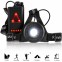 Løbesele med LED lys 250 lumen til løb, vandring, camping m. 1800 mAH genopladelig batteri - CREE XRE Q5