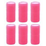 Magic velcro curlers pink 6 stk