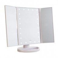 Monoko® Hollywood Makeup Spejl Trifold spejl med LED lys ,Hvid