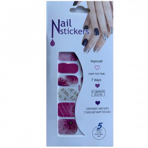 Nail Stickers - Negle wraps  12 stk no. 06