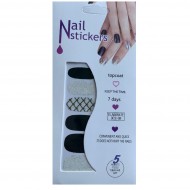 Nail Stickers - Negle wraps  12 stk no. 15