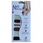 Nail Stickers - Negle wraps  12 stk no. 17
