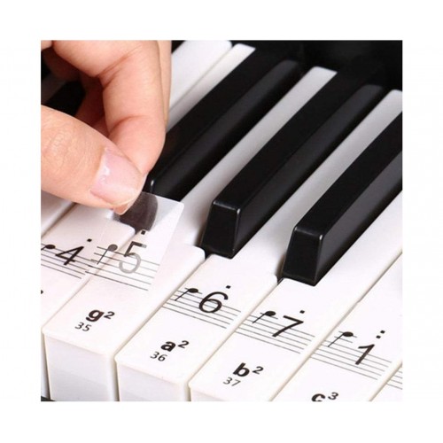 Node Klistermærker til klaver / keyboard piano tangenter stickers