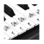Node Klistermærker til klaver / keyboard piano tangenter stickers