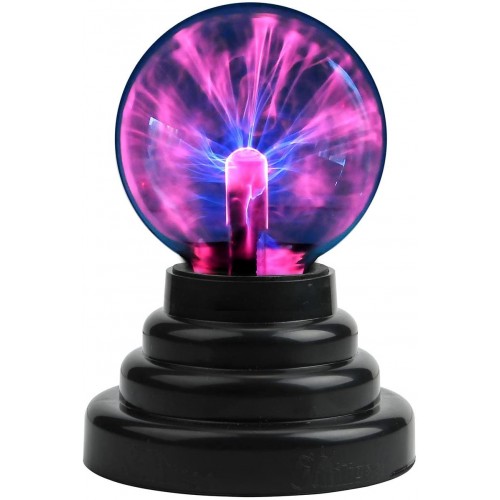 Magic Plasma Kugle / Bordlampe med lyn - USB 15 cm