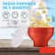 Popcorn Maker Skål - Lav popcorn i mikrobølgeovnen - Rød