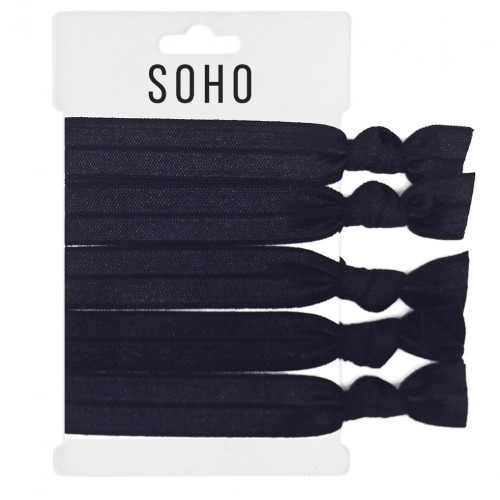 SOHO® Hair Ties no. 17 - ALL BLACK