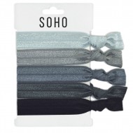 SOHO® Hair Ties no. 18 - SILVER SHADES
