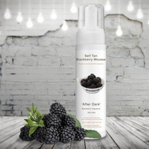 Suntana® Spray tan Selvbruner Black Berry Mousse 200 ml. Ultra Dark tan