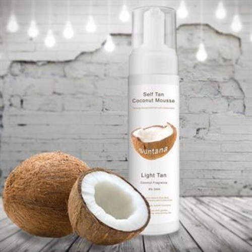 Suntana® Spray tan selvbruner Coconut Mousse 200 ml Light Tan