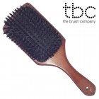 TBC® Boar Bristle Brush - pladebørste med vildsvinehår