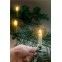 Trådløs LED Juletræslys med klemmer & fjernbetjening - 10 stk