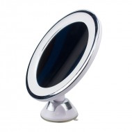 UNIQ Spejl med LED Lys og sugekop x10 forstørrelse - Hvid