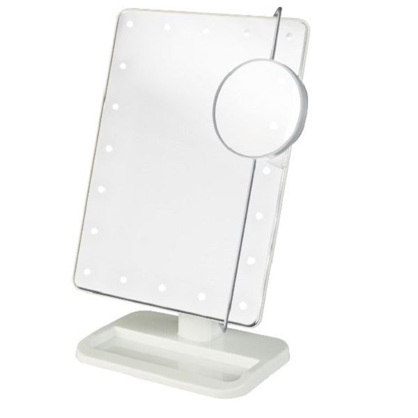Uniq Hollywood Makeup Spejl med Hvid - LED Mirror x10
